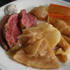 Corned Beef and Cabbage Dinner