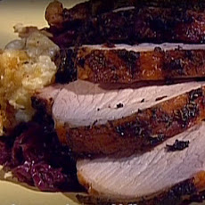 Roast Pork Loin with Braised Red Cabbage