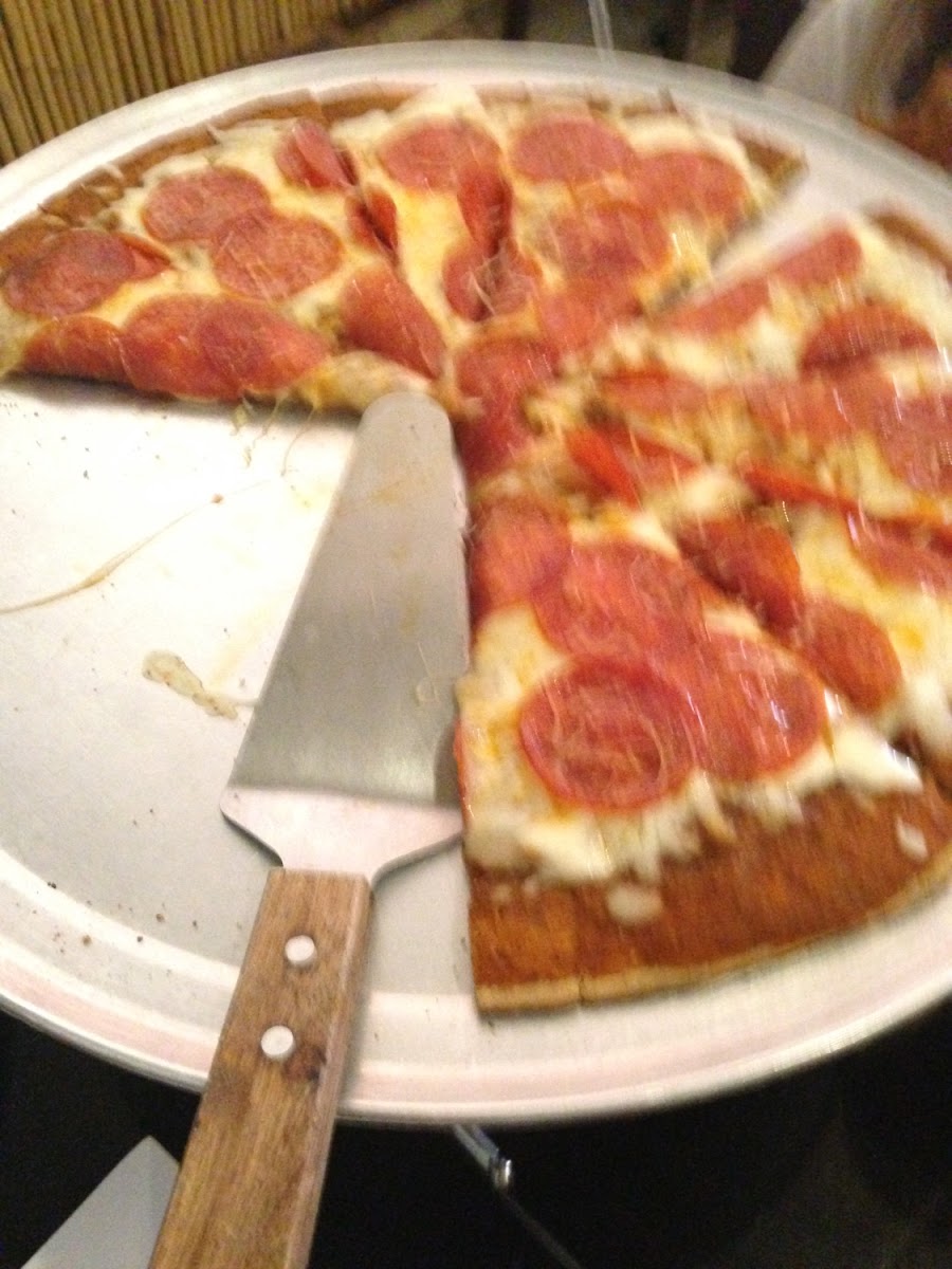 Delicious pepperoni pizza!