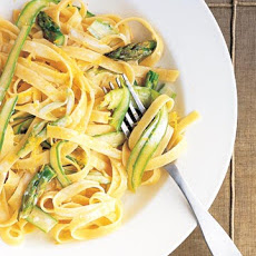 Fettuccine with Asparagus Ribbons