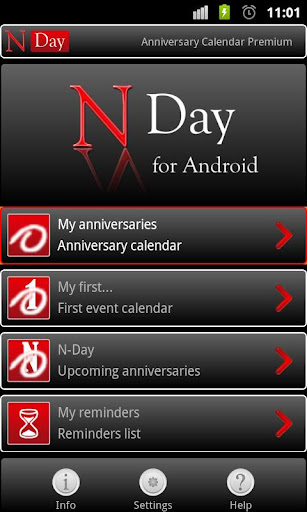 N-Day Anniversary Calendar
