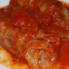 Stuffed Cabbage Rolls With Sweet and Sour Sauce