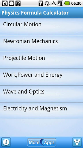 Physics Formula Calculator