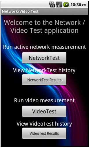 Video Network Speed Test