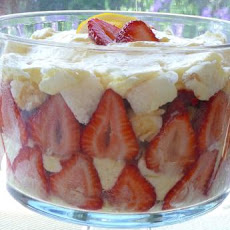 Strawberry-Lemon Angel Food Trifle