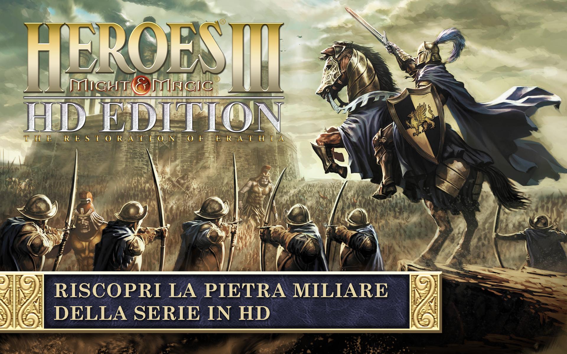 Android application Heroes of Might &amp; Magic III HD screenshort