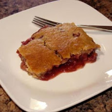 Chef Joey's  Strawberry Rhubarb Cobbler (Vegan )