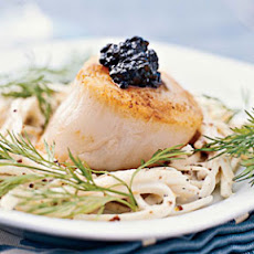 Scallops With Celery Root Salad