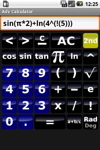 Adv Calculator Science Logic