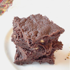 Double Chocolate Peppermint Shortbread Squares