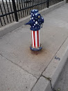 Patriotic Fire Hydrant 