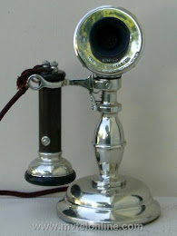 Candlestick Phones - Swedish American Potbelly Telephone 1