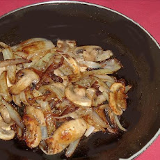Mushrooms and Onions for Steak