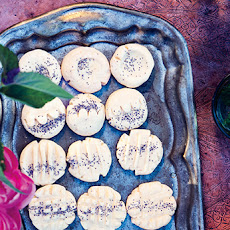 Rose Water Shortbread Cookies