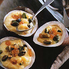 Rice Pudding with Pistachios, Raisins and Saffron