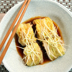 Steamed Sea Bass in Napa Cabbage