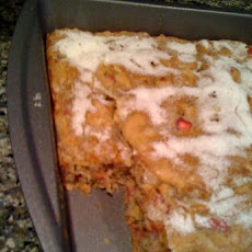Wendy's Rhubarb Stir Cake