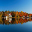 By the Lake by Luc Belisle - Landscapes Waterscapes ( advertising, refection, lake side )