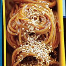 Cold Ginger, Soy and Honey Sesame Noodles