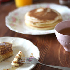 Breakfast pancakes & spiced orange honey