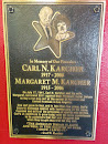 Carl and Margaret Karcher Memorial Plaque