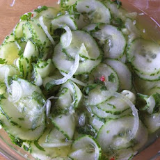 Marinated Cucumbers With a Thai Twist