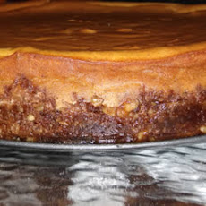 Pumpkin Cheesecake in a Gingersnap Crust