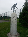 Pitching Statue