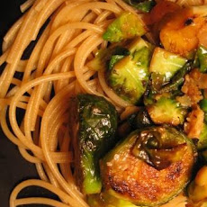 Caramelized Parmesan Brussels Sprouts