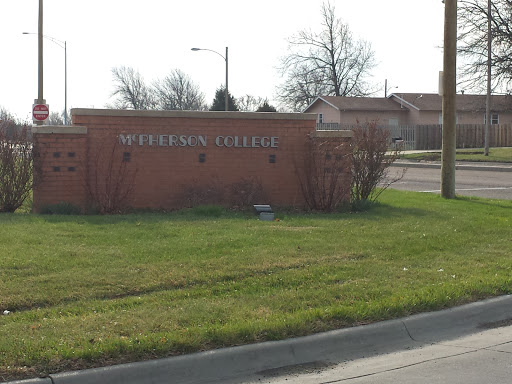 McPherson College Entrance Sign