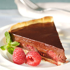 Chocolate and Raspberry Tart