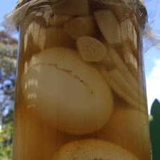 Garlic Pickled Eggs