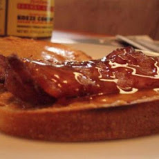 Peanut Butter, Bacon and Honey Sandwich