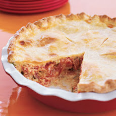 Tomato-Cheddar Pie