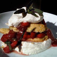Market Strawberries & Chantilly Cream with Cornmeal Shortcakes