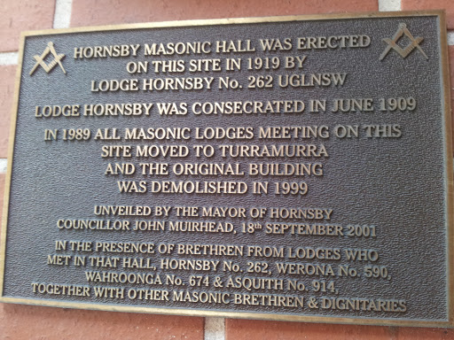 Former Masonic Lodge Hornsby