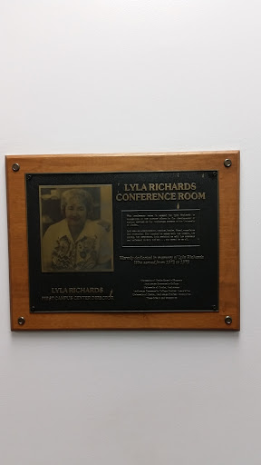 Lyla Richards Conference Plaque