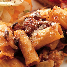 Baked Rigatoni with Sausage and Mushrooms