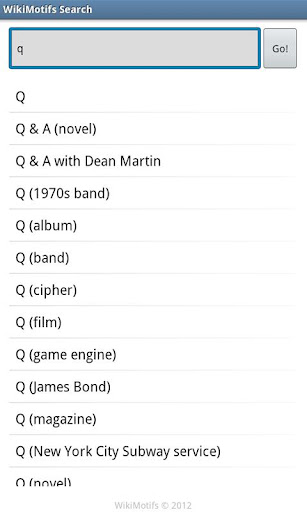 【免費程式庫與試用程式App】WikiMotifs All Titles 2-APP點子