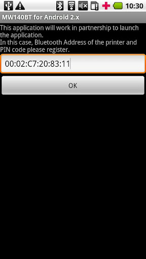 MW140BT for Android 2.x