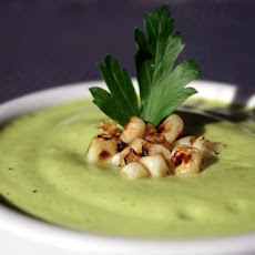 Chilled Avocado and Zucchini Soup