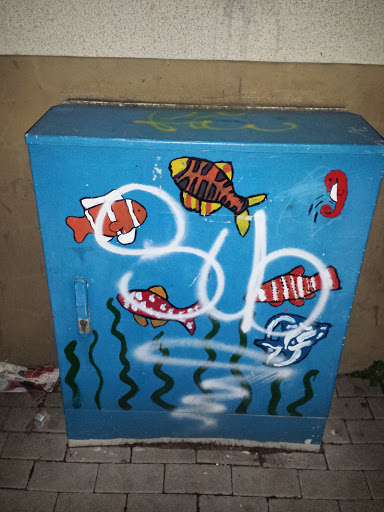 Fisch Mural Stromkasten