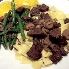 Sirloin Tips in Wine