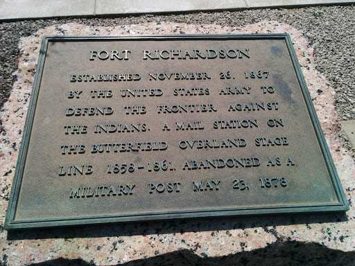 Fort Richardson Historical Marker