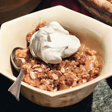 Harvest Pear Crisp with Candied Ginger