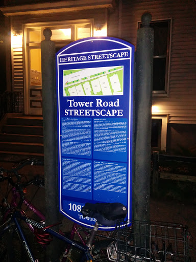 Tower Road Heritage Plaque 