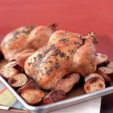 Thyme-Roasted Chicken with Potatoes