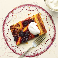 Apricot-Blackberry Puff Pastry Tart