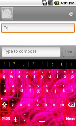 Red Design Keyboard Skin