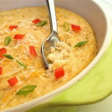 Green Chile and Egg Grits